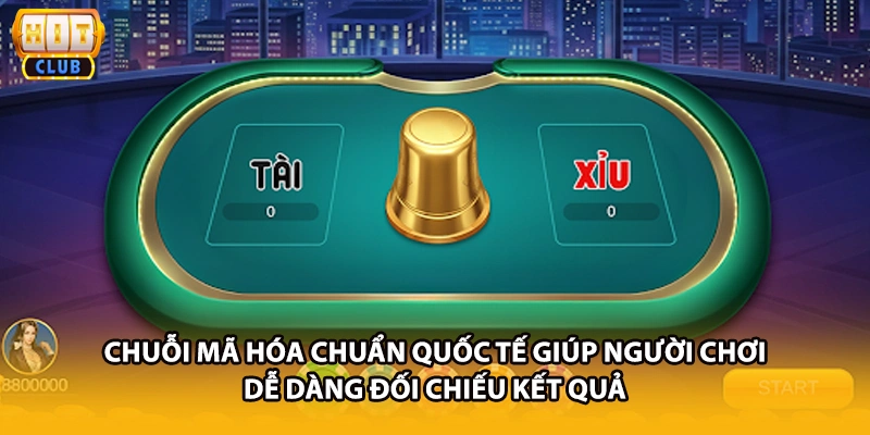 Chuỗi mã hóa chuẩn quốc tế giúp người chơi dễ dàng đối chiếu kết quả