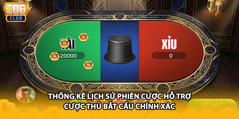 Thống kê lịch sử phiên cược hỗ trợ cược thủ bắt cầu chính xác